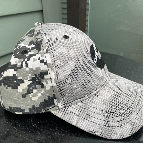 Cummings Black White Camo Baseball Hat - Picture 4 of 5